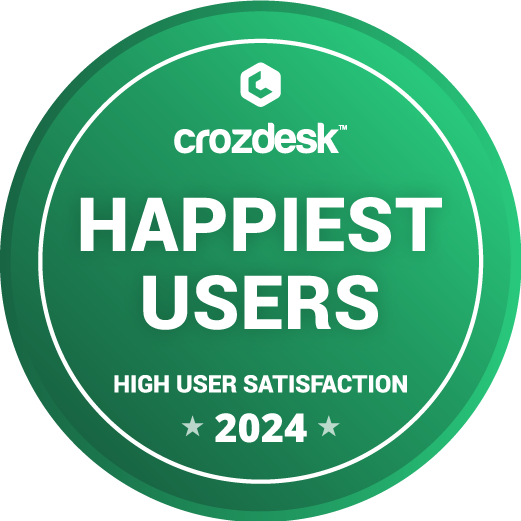 Crozdesk Happiest Users Award