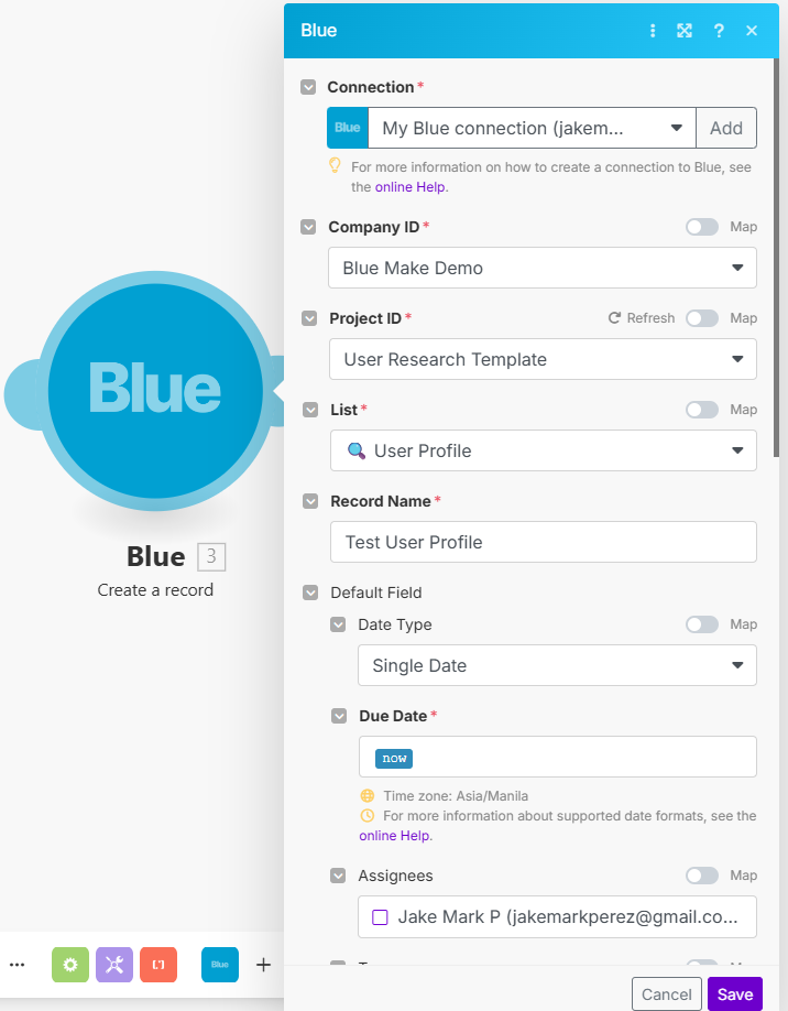 Create a Record Module
