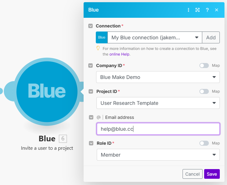 Invite User Module