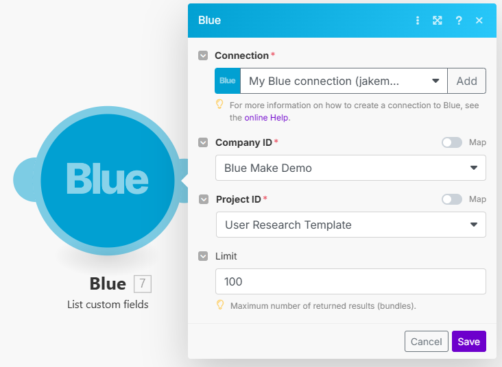 List Custom Fields Module