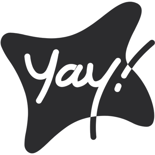Yay Forms Logo Full Square Black