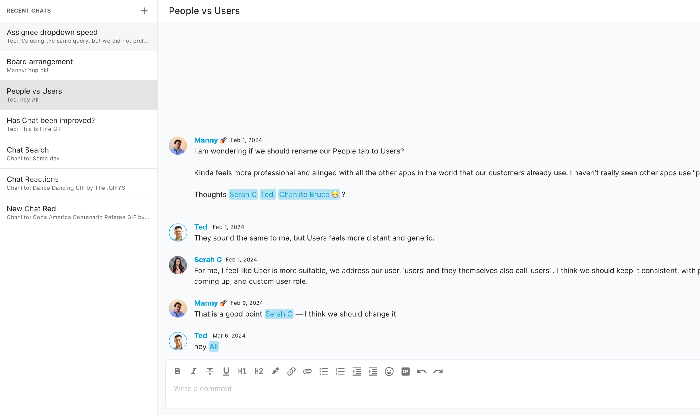 App screenshot