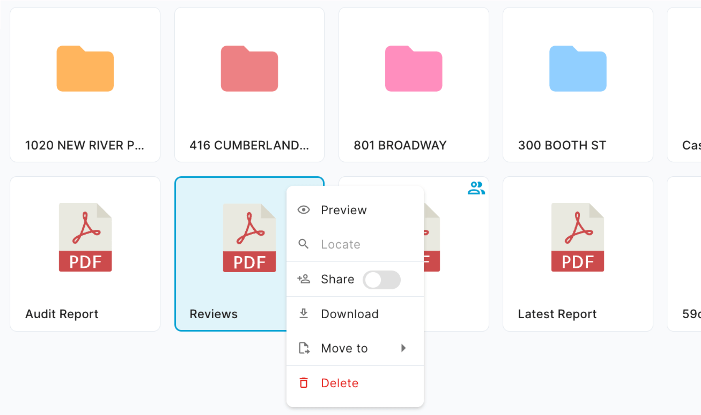 Files Sharing Screenshot