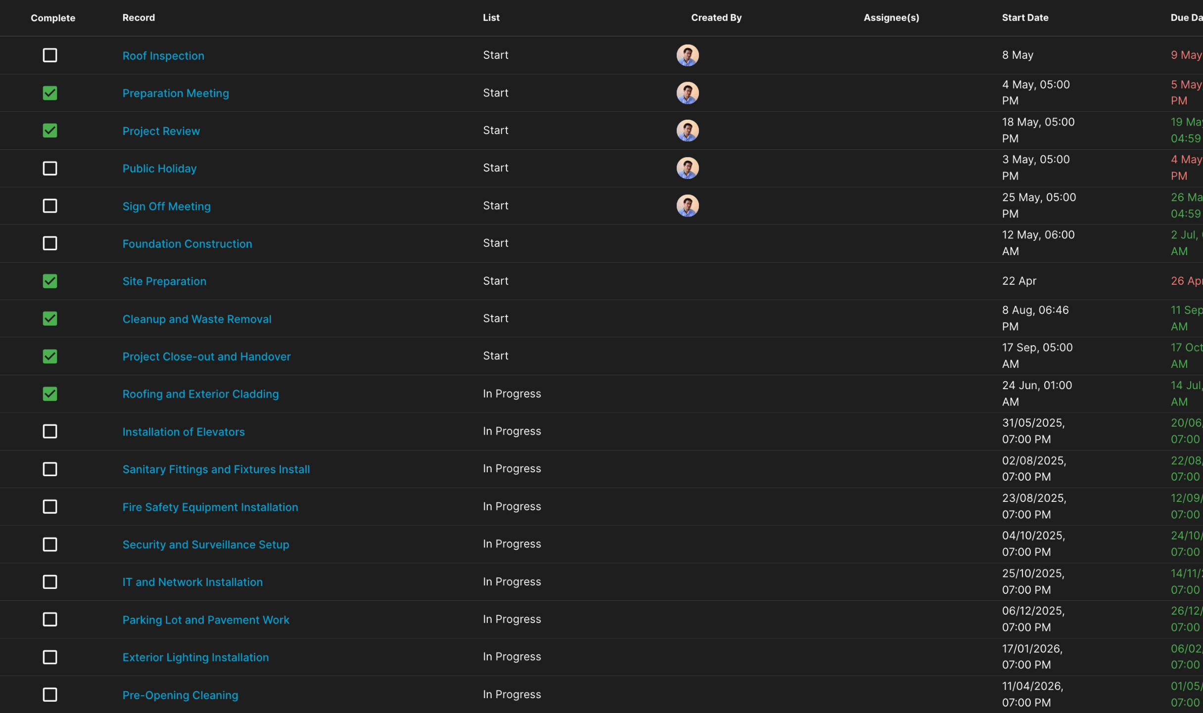 List view project management software
