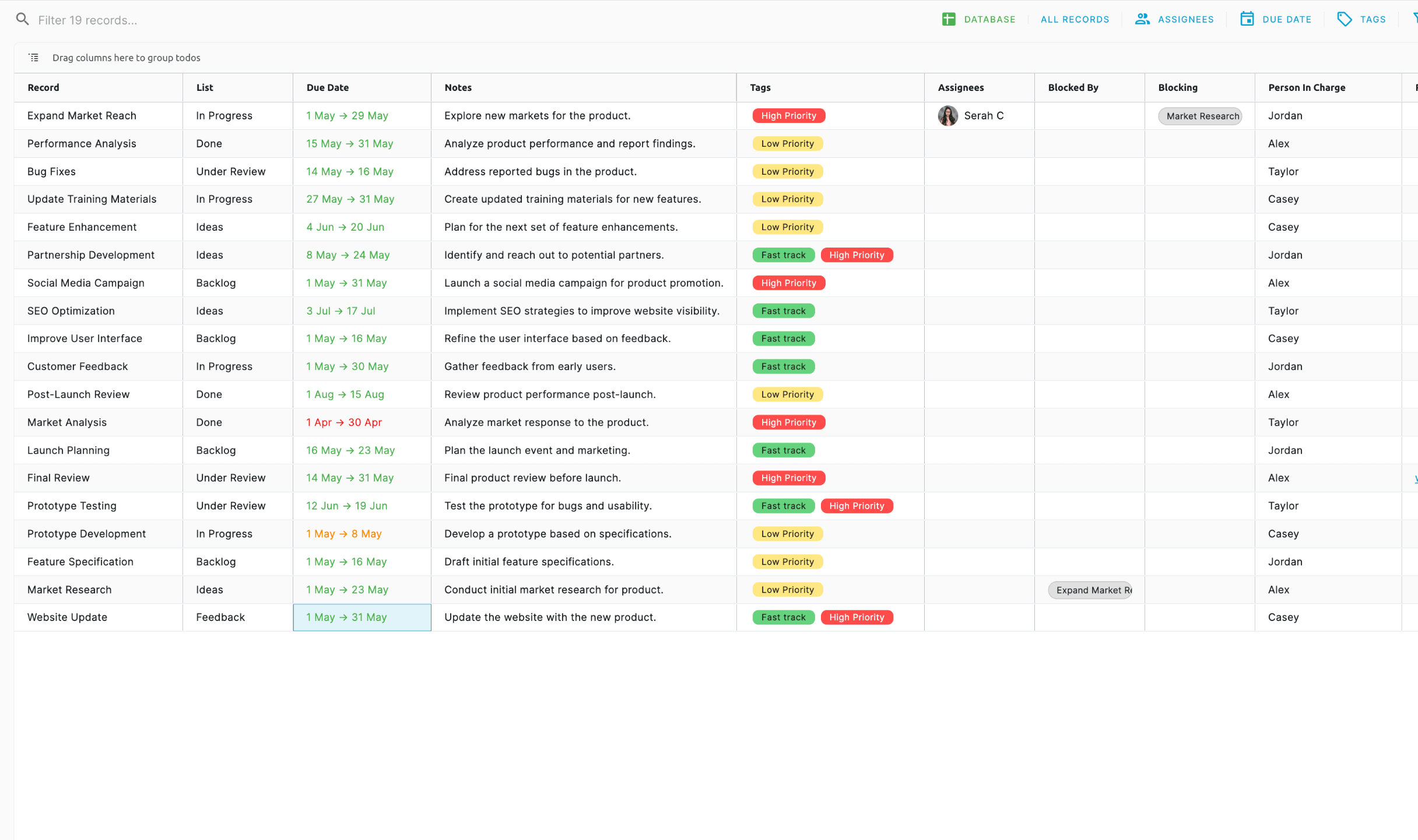 Product screenshot